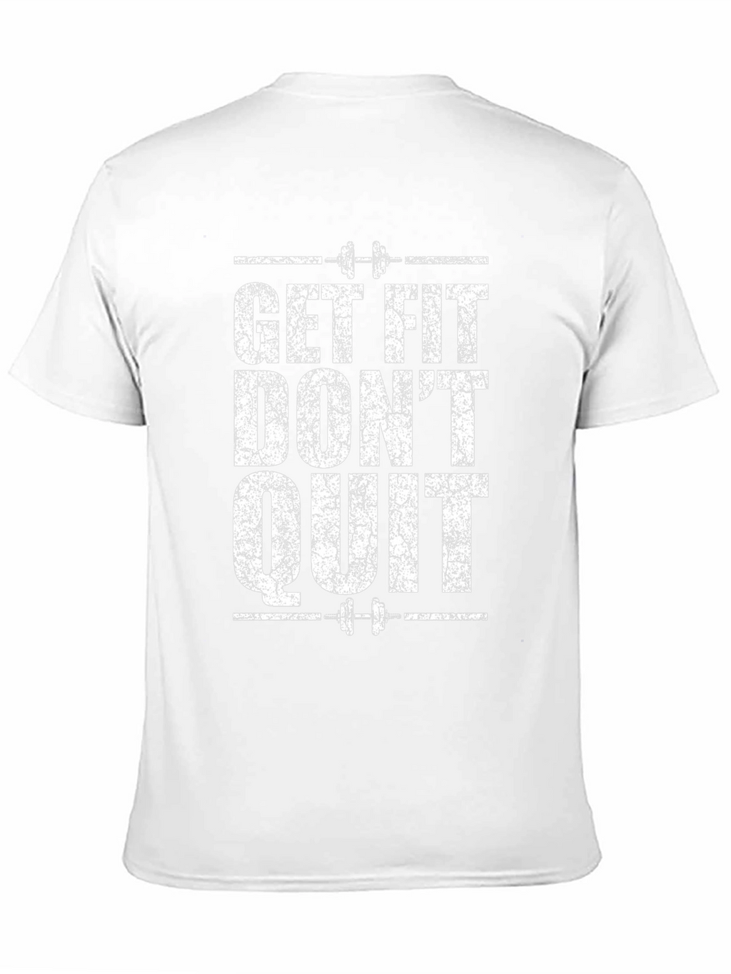 Get Fit Dont Quit Black Graphic Tee