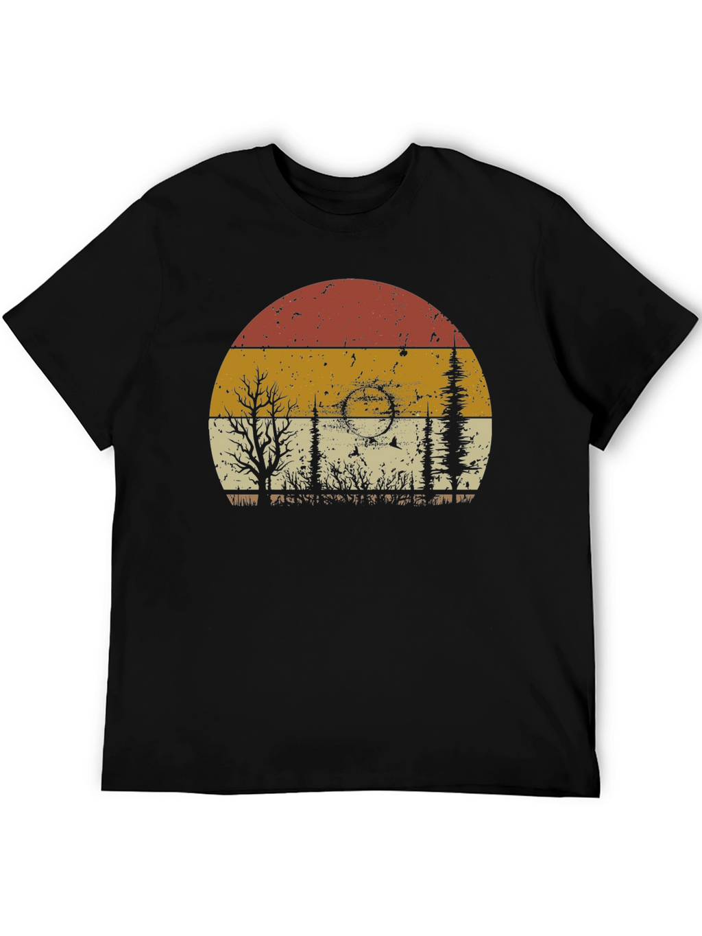 Retro Sunset Nature Graphic T-Shirt