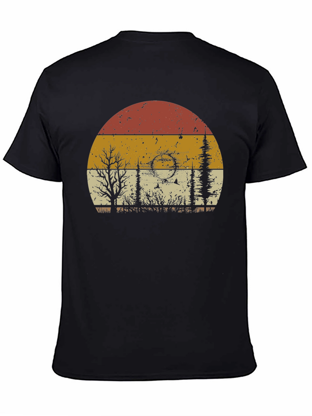 Retro Sunset Nature Graphic T-Shirt