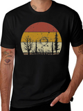 Retro Sunset Nature Graphic T-Shirt