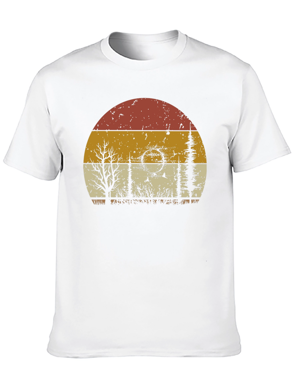 Retro Sunset Nature Graphic T-Shirt