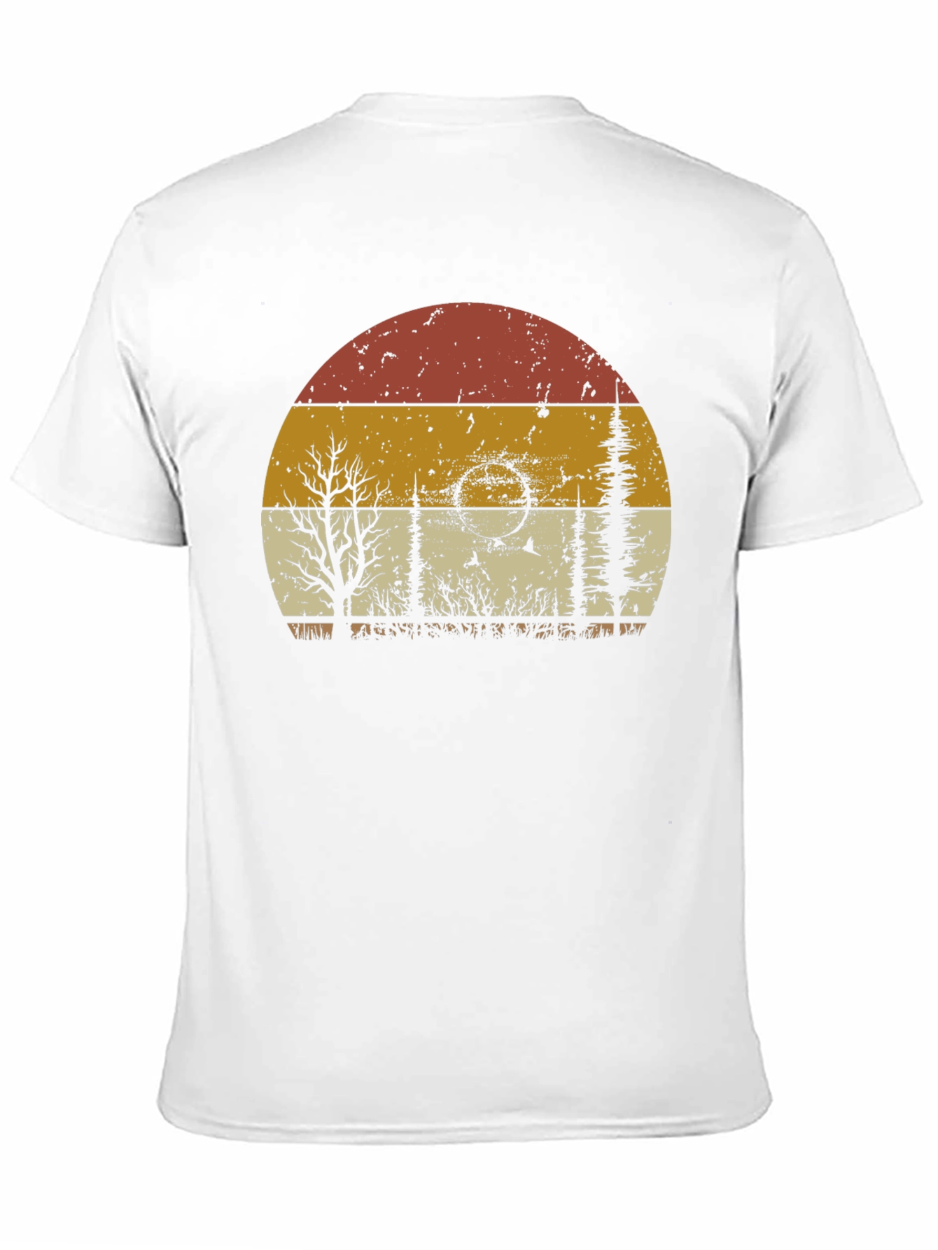 Retro Sunset Nature Graphic T-Shirt