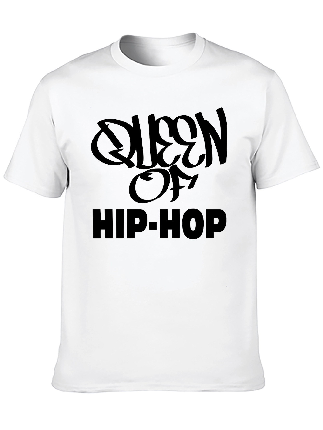 Queen of Hip Hop Black Graphic T-Shirt