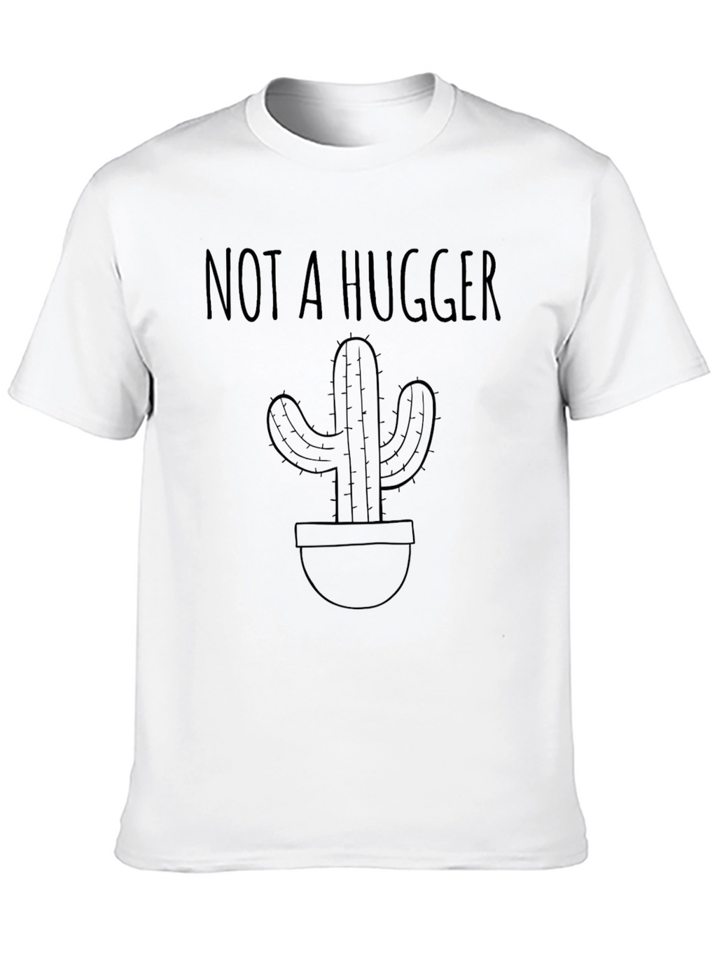 Not A Hugger Cactus Graphic Tee - Unisex