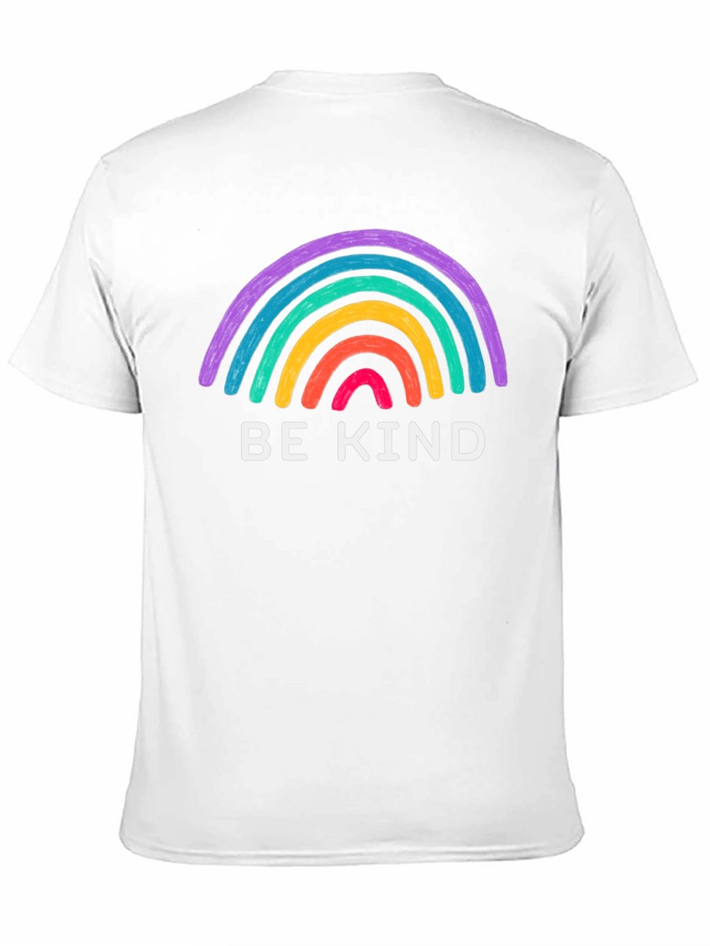 Be Kind Rainbow Graphic Tee - Black T-Shirt