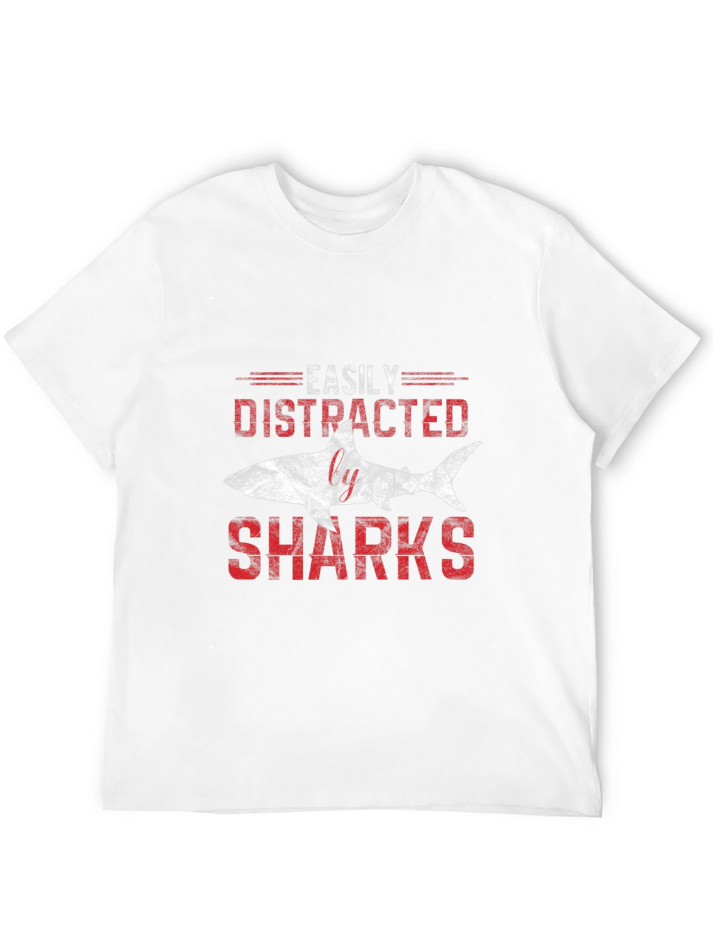 Easily Distracted by Sharks Graphic T-Shirt