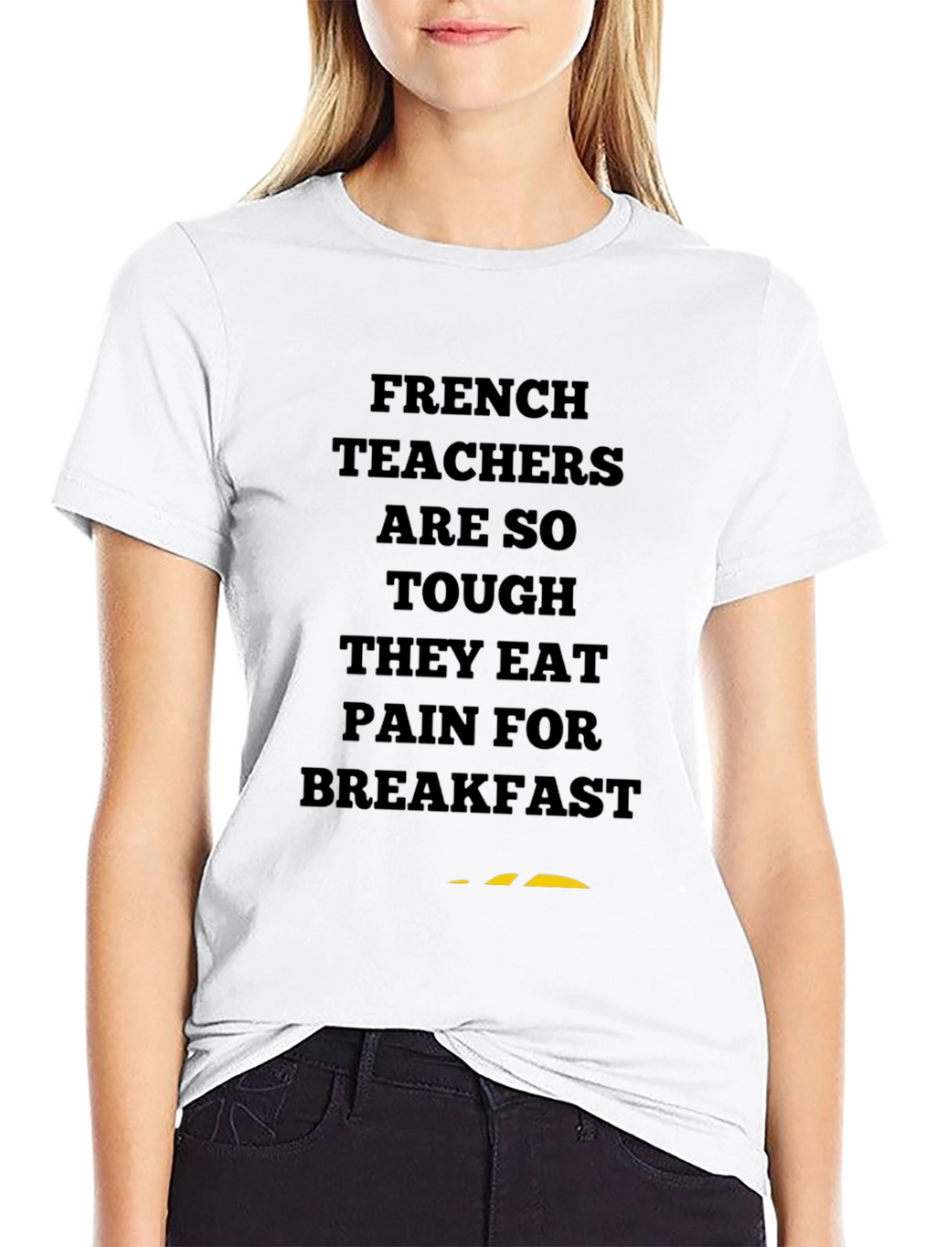 French Teacher Tough Breakfast T-Shirt