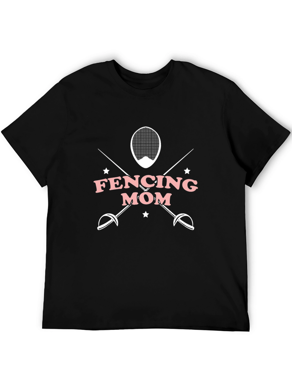 Fencing Mom T-Shirt - Black