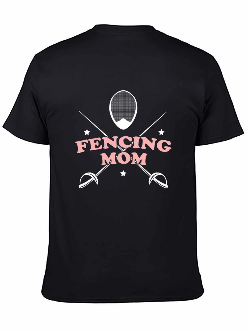 Fencing Mom T-Shirt - Black