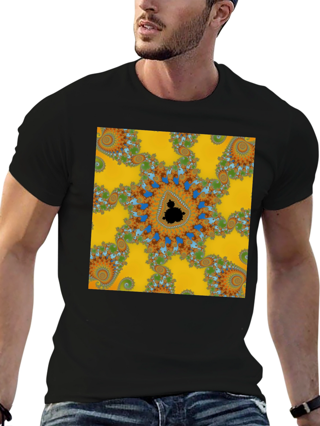 Fractal Pattern T-Shirt - Eye-Catching Design