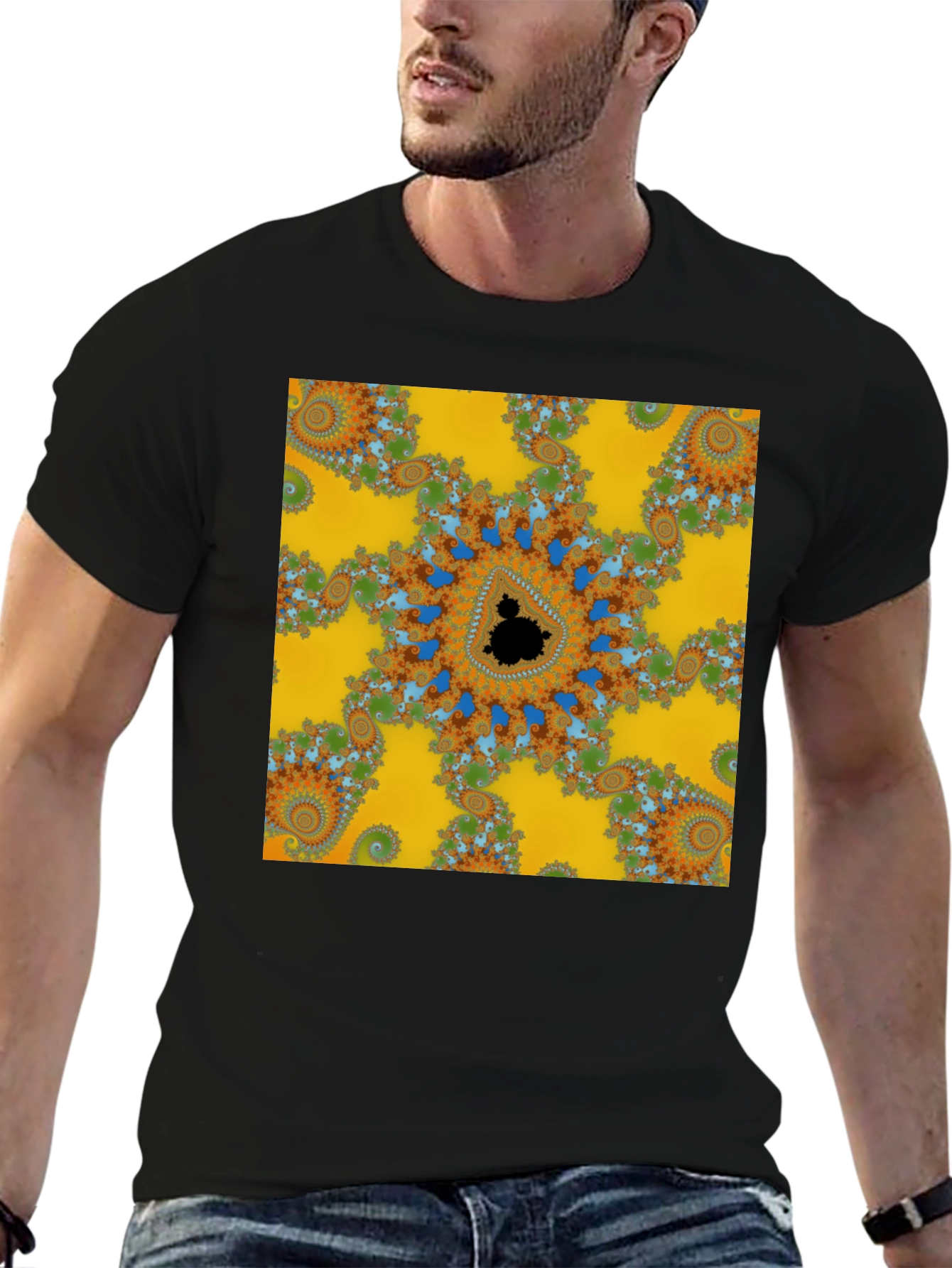 Fractal Pattern T-Shirt - Eye-Catching Design