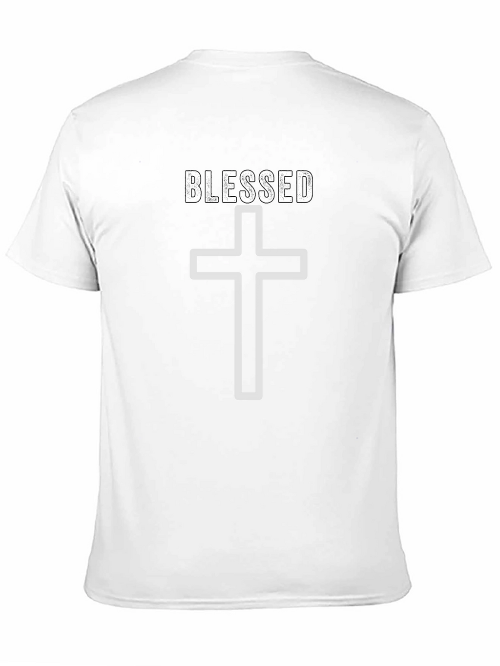 Blessed Cross Graphic T-Shirt - Stylish Religious Apparel