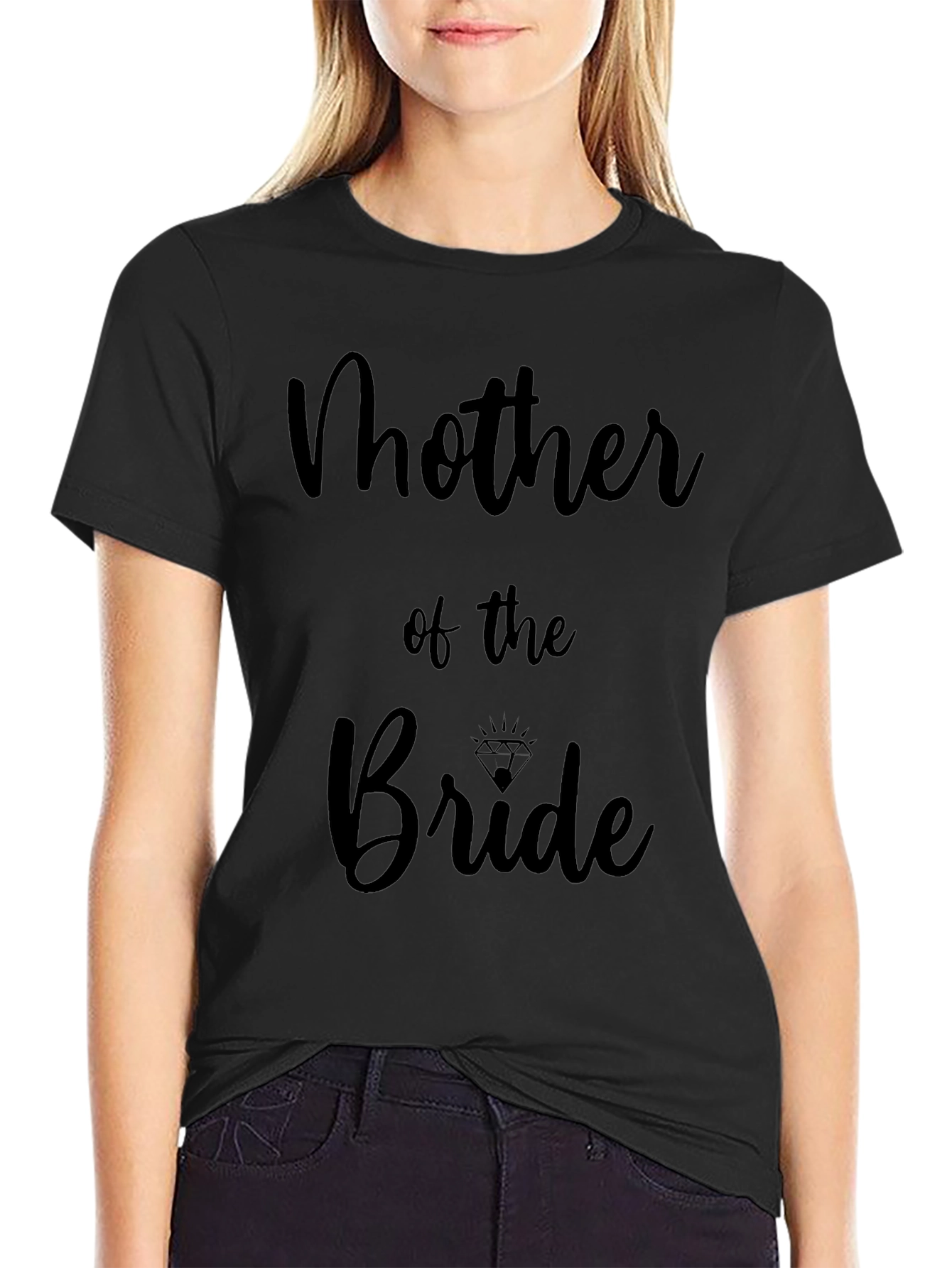 Mother of the Bride Black T-Shirt