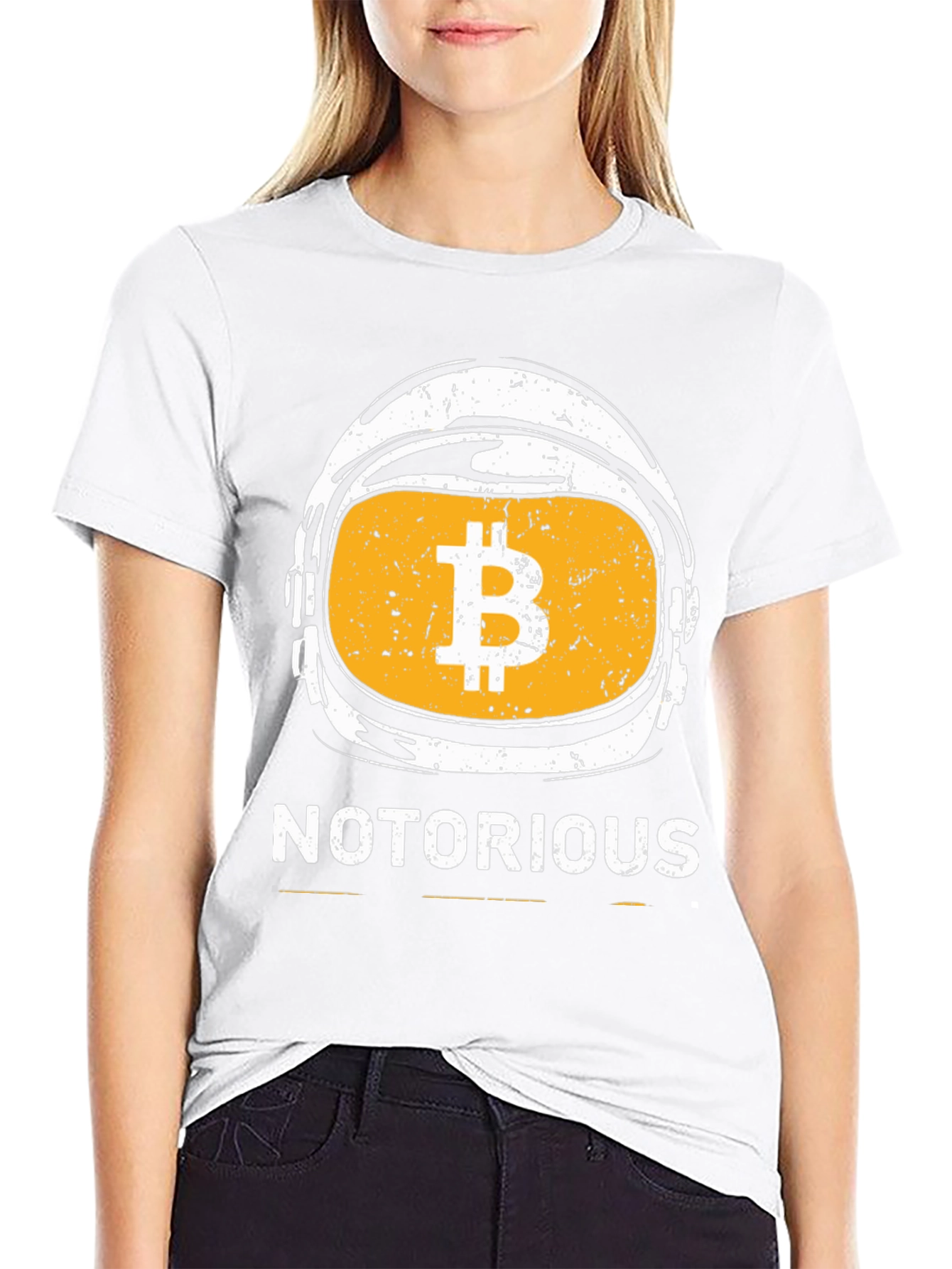 Notorious Bitcoin Astronaut Black T-Shirt