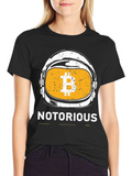 Notorious Bitcoin Astronaut Black T-Shirt