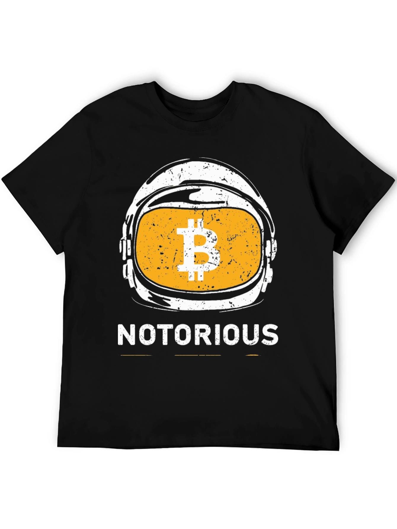 Notorious Bitcoin Astronaut Black T-Shirt