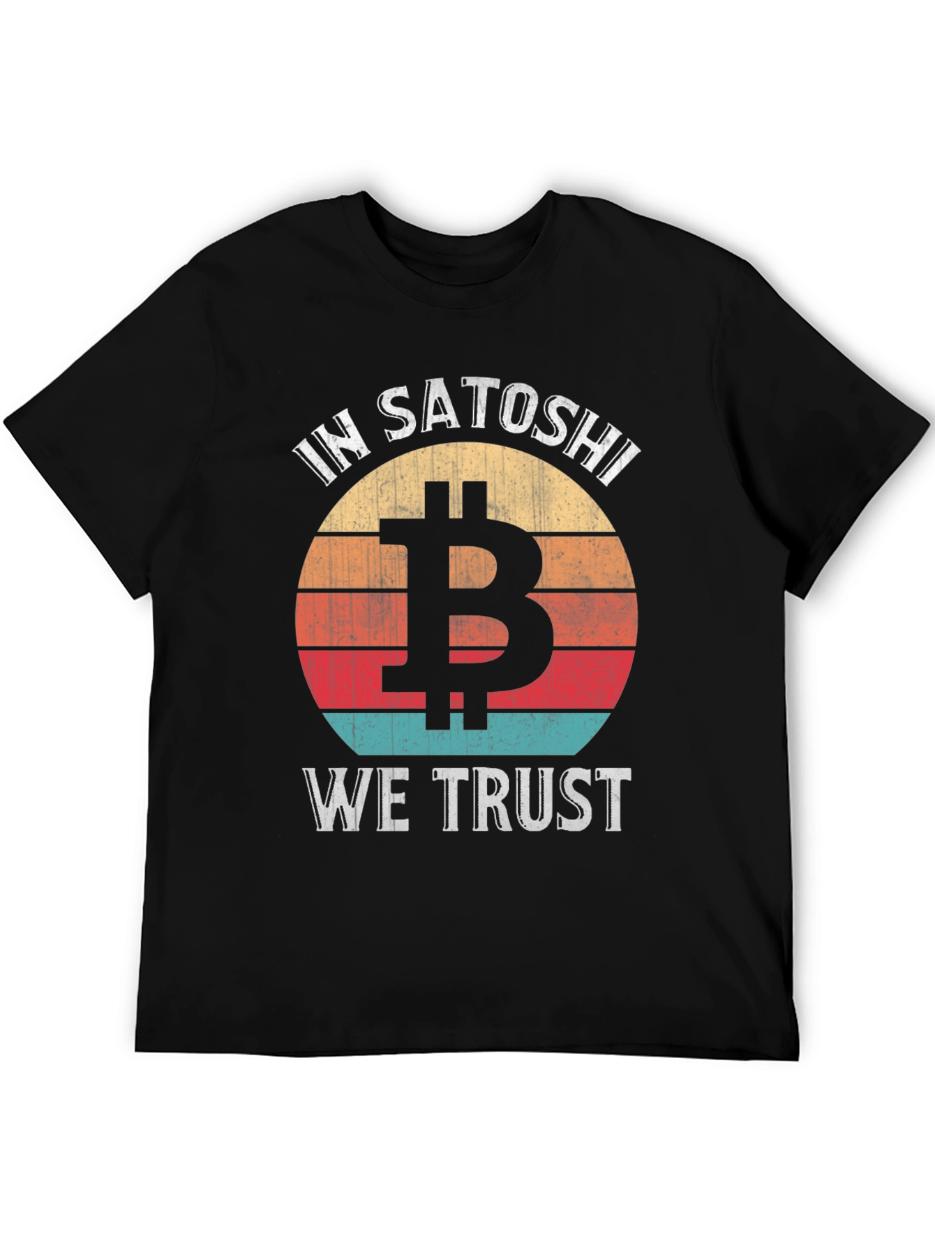 In Satoshi We Trust Bitcoin Graphic Tee