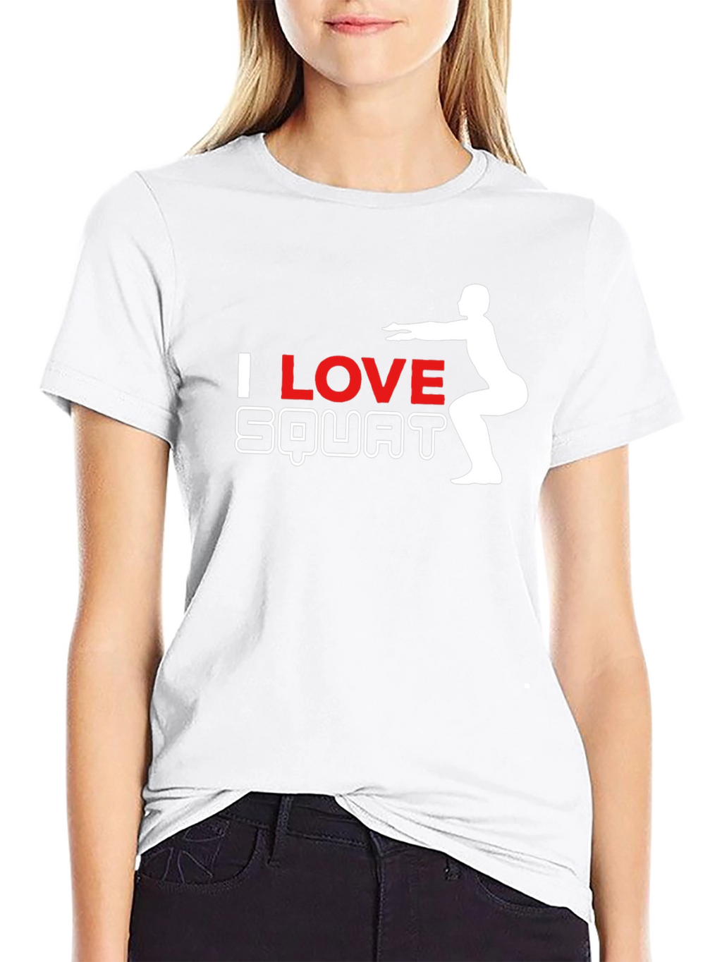 I Love Squats Black T-Shirt