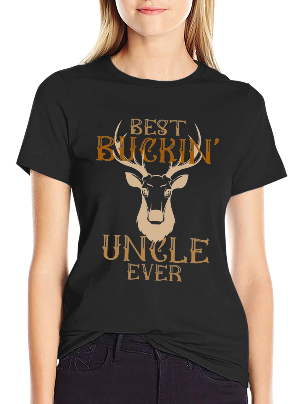 Best Buckin Uncle Ever Graphic Tee