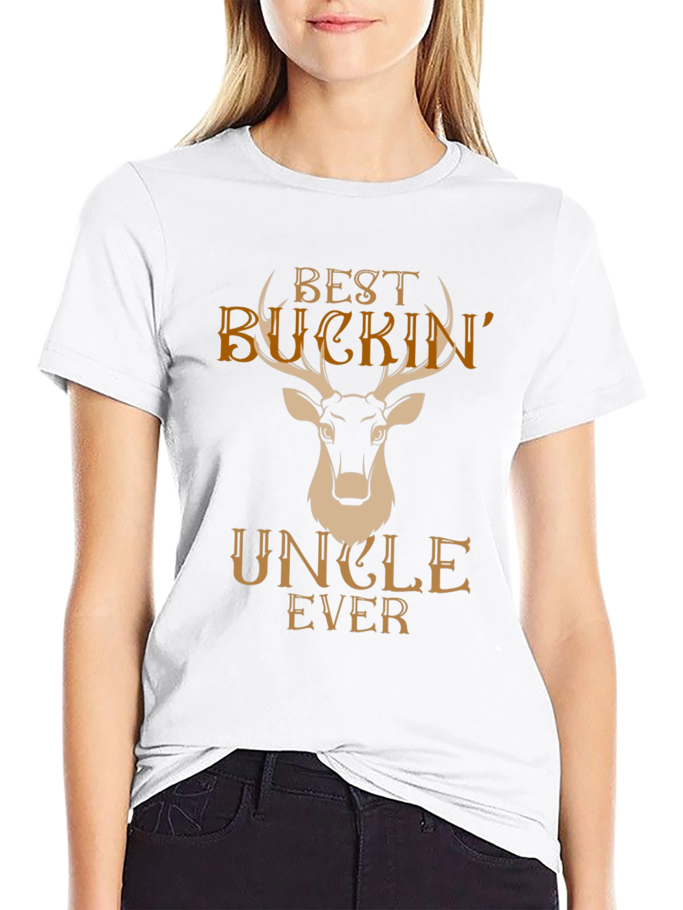 Best Buckin Uncle Ever Graphic Tee