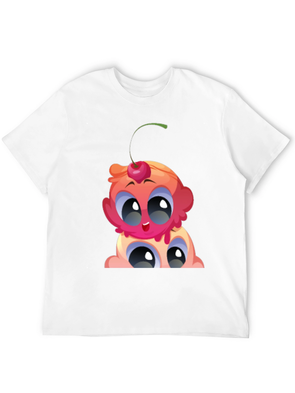 Cartoon Ice Cream Graphic Tee