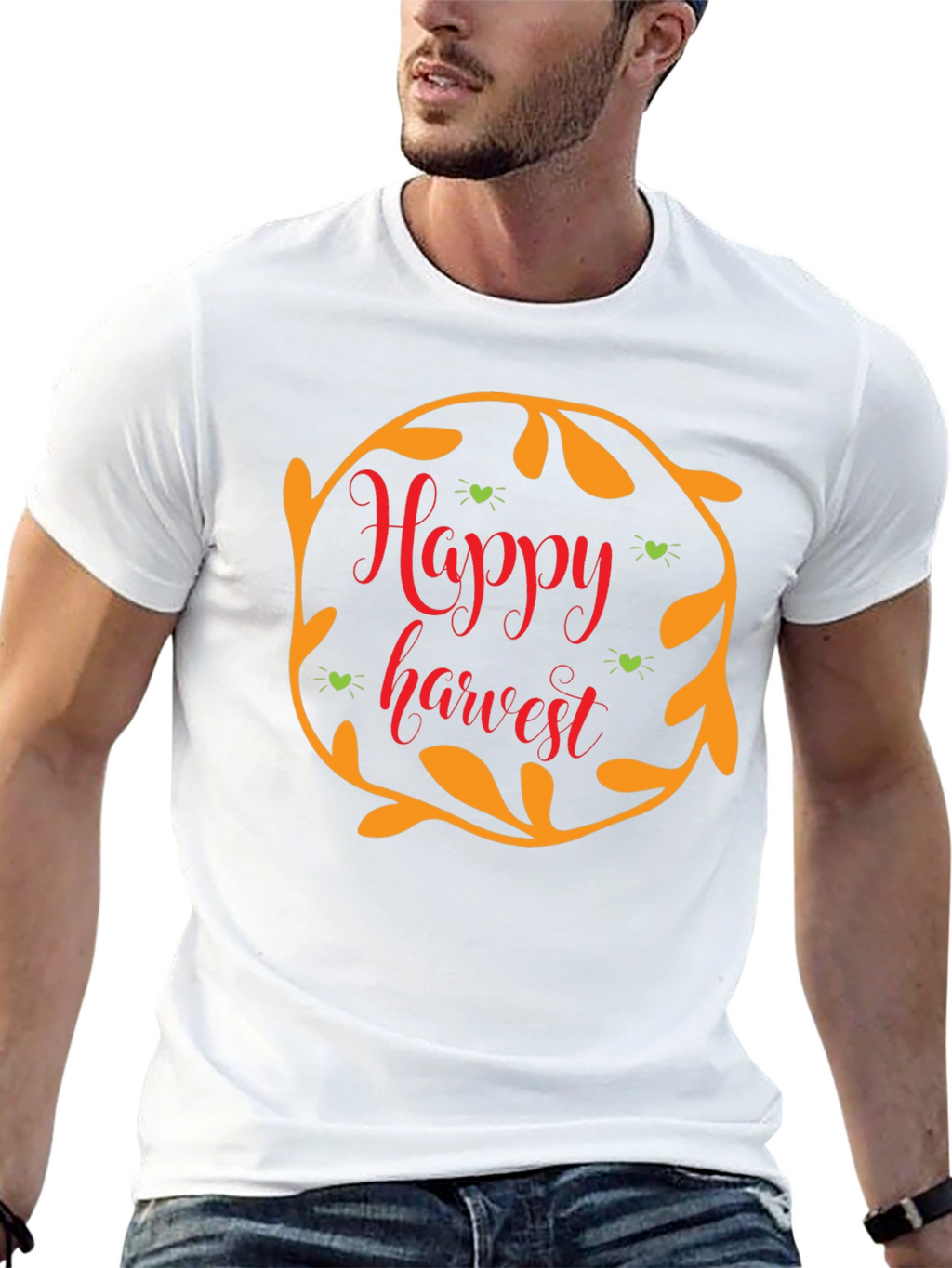 Happy Harvest Black T-Shirt
