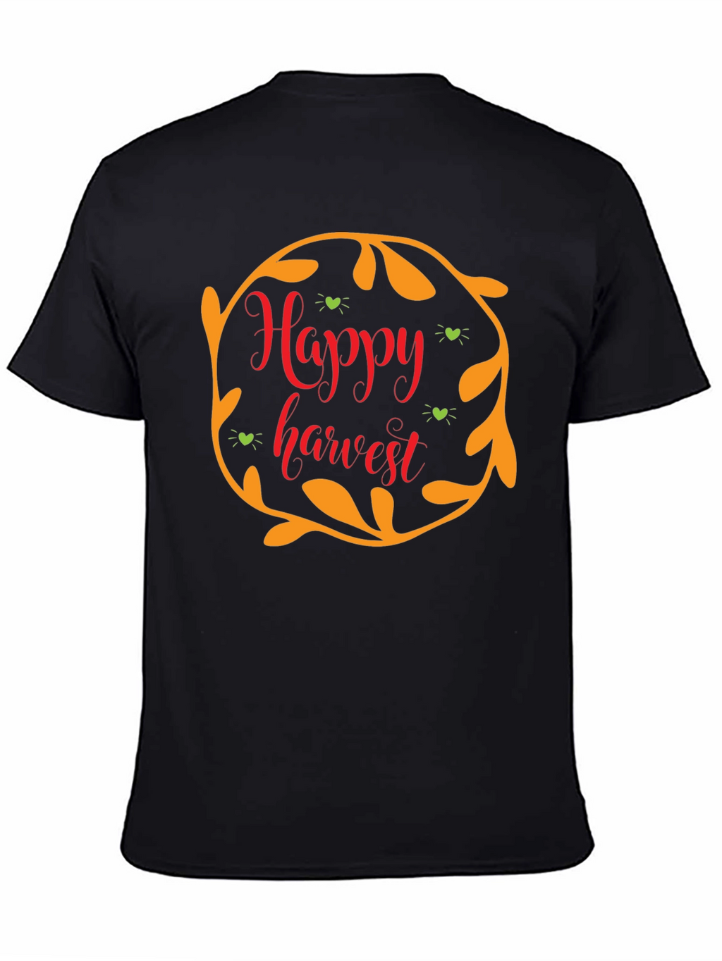 Happy Harvest Black T-Shirt