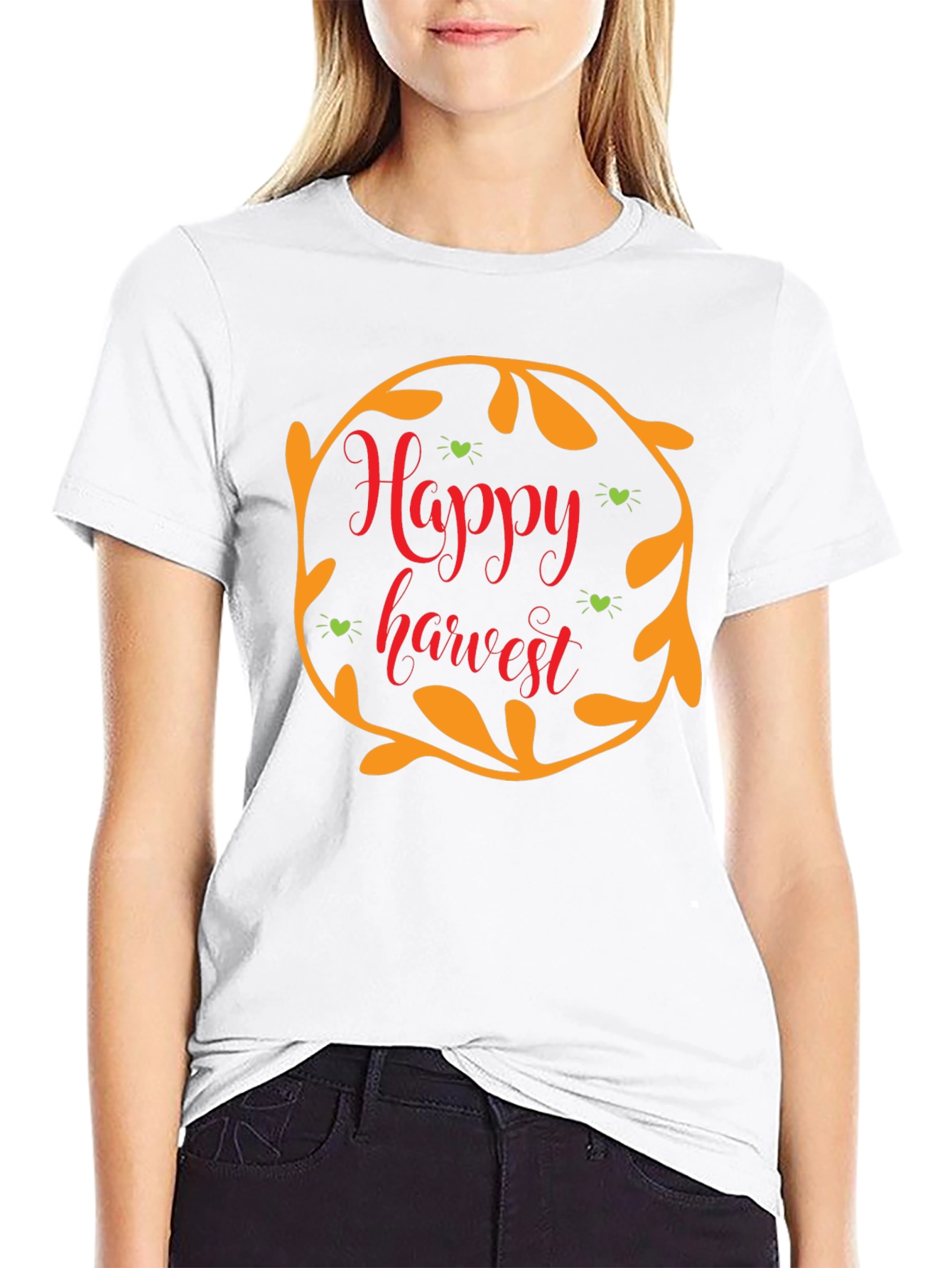 Happy Harvest Black T-Shirt