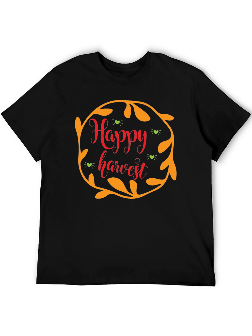 Happy Harvest Black T-Shirt