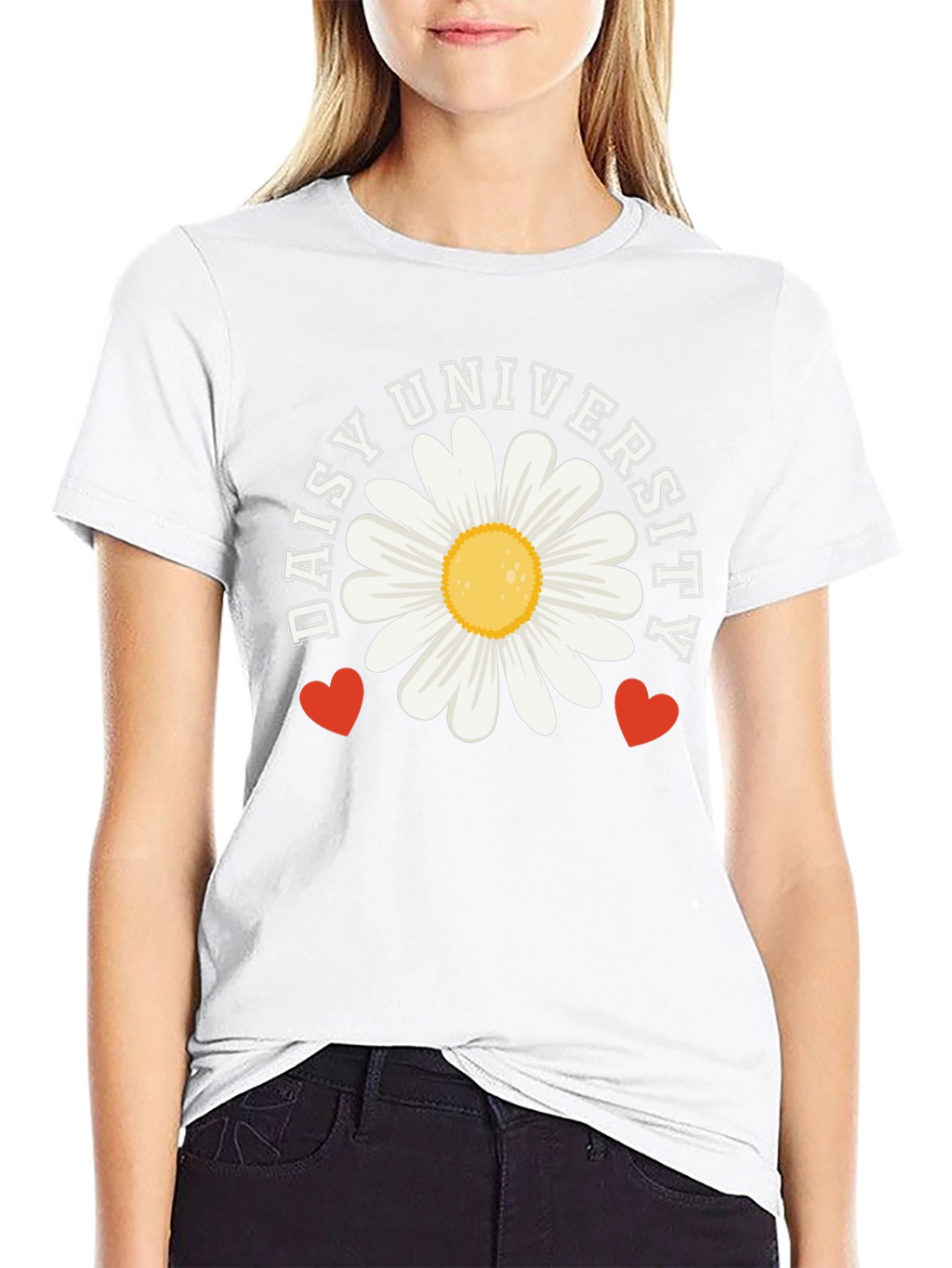 Daisy University Graphic T-Shirt - Black