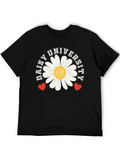 Daisy University Graphic T-Shirt - Black