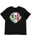 Mexican Flag Ripped T-Shirt