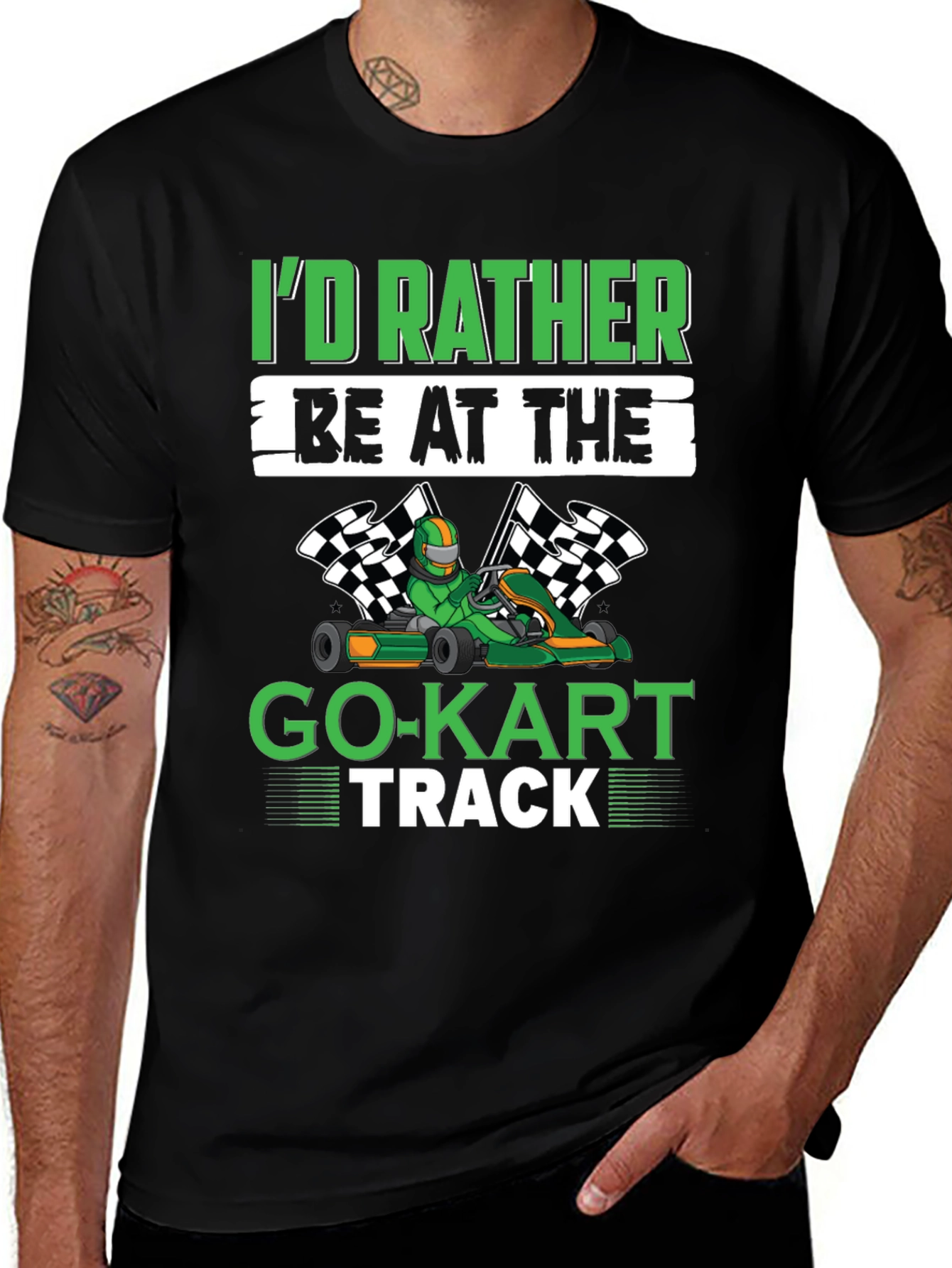 Go-Kart Track T-Shirt Racing Fan Apparel
