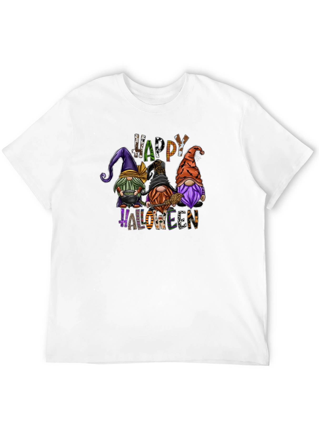 Happy Halloween Gnomes Graphic T-Shirt