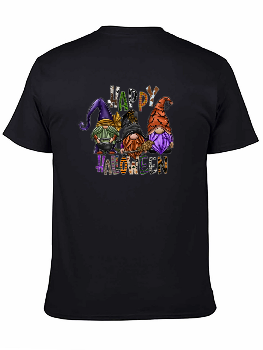 Happy Halloween Gnomes Graphic T-Shirt
