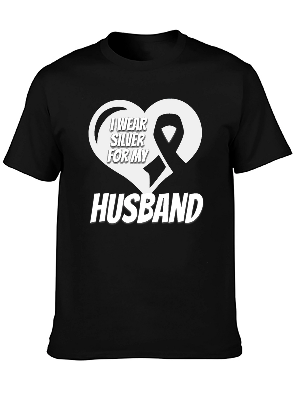 I Wear Silver for My Husband T-Shirt