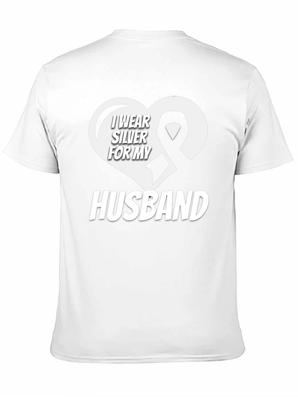 I Wear Silver for My Husband T-Shirt