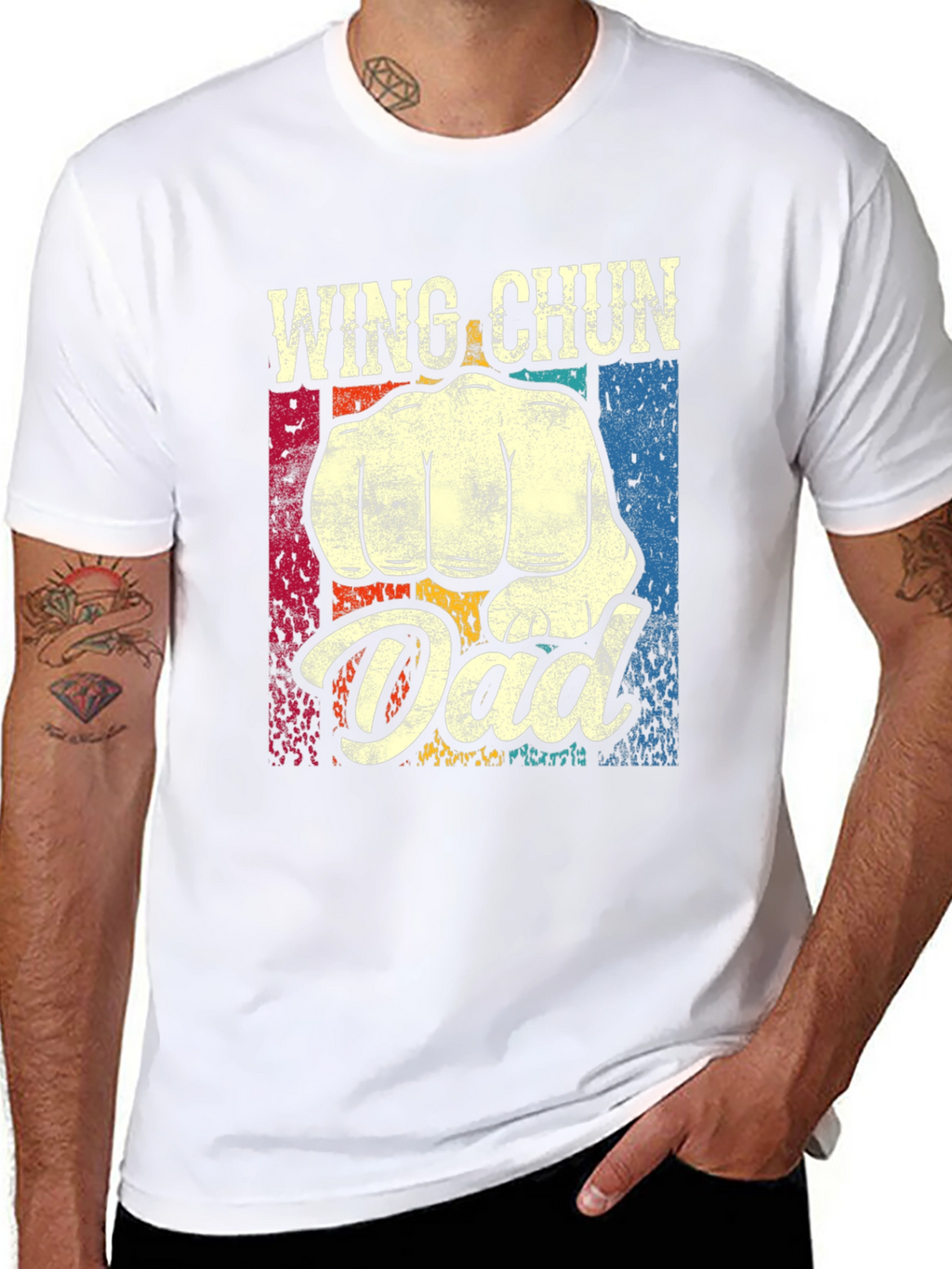 Wing Chun Dad T-Shirt - Martial Arts Father Tee