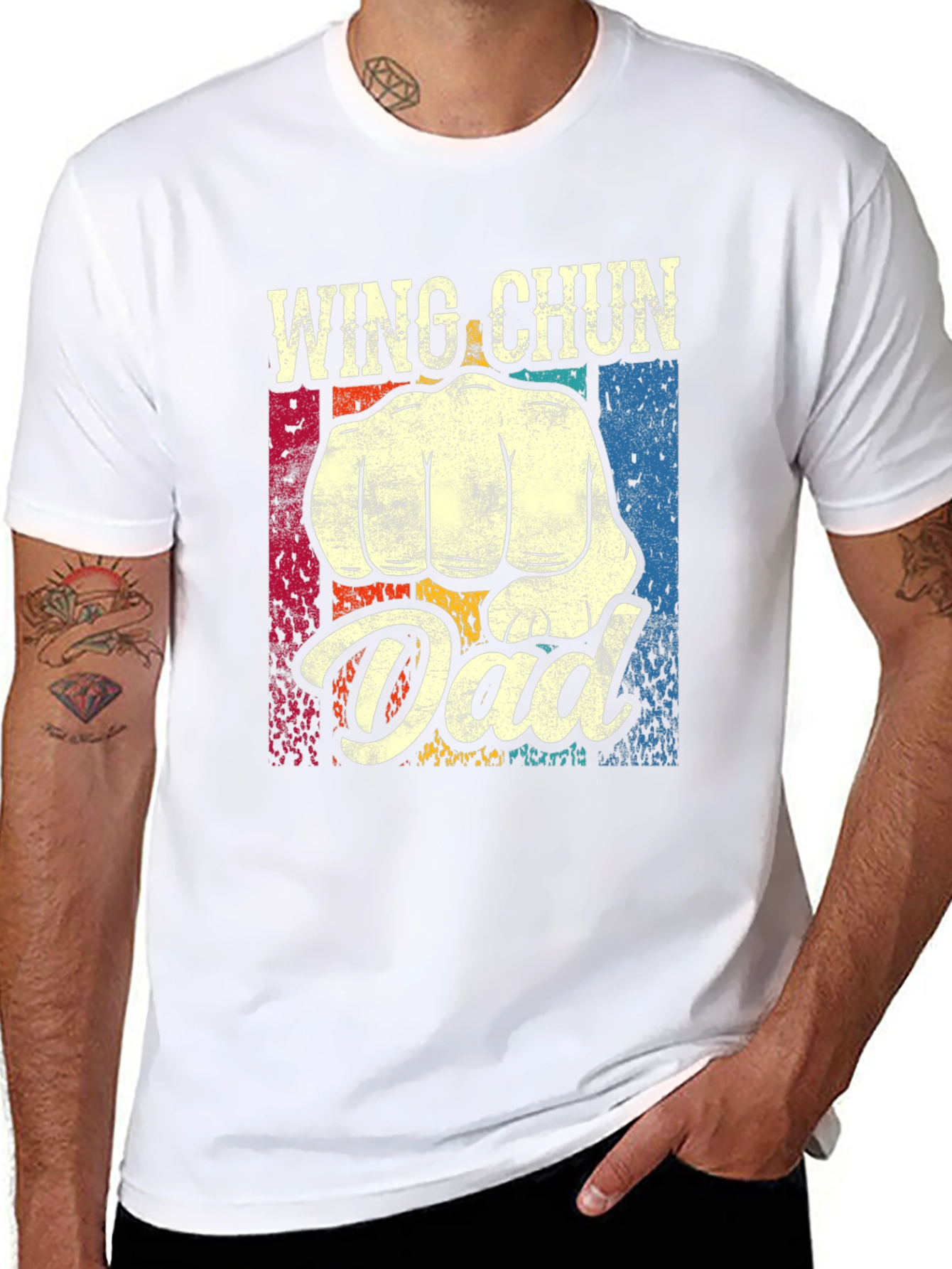 Wing Chun Dad T-Shirt - Martial Arts Father Tee