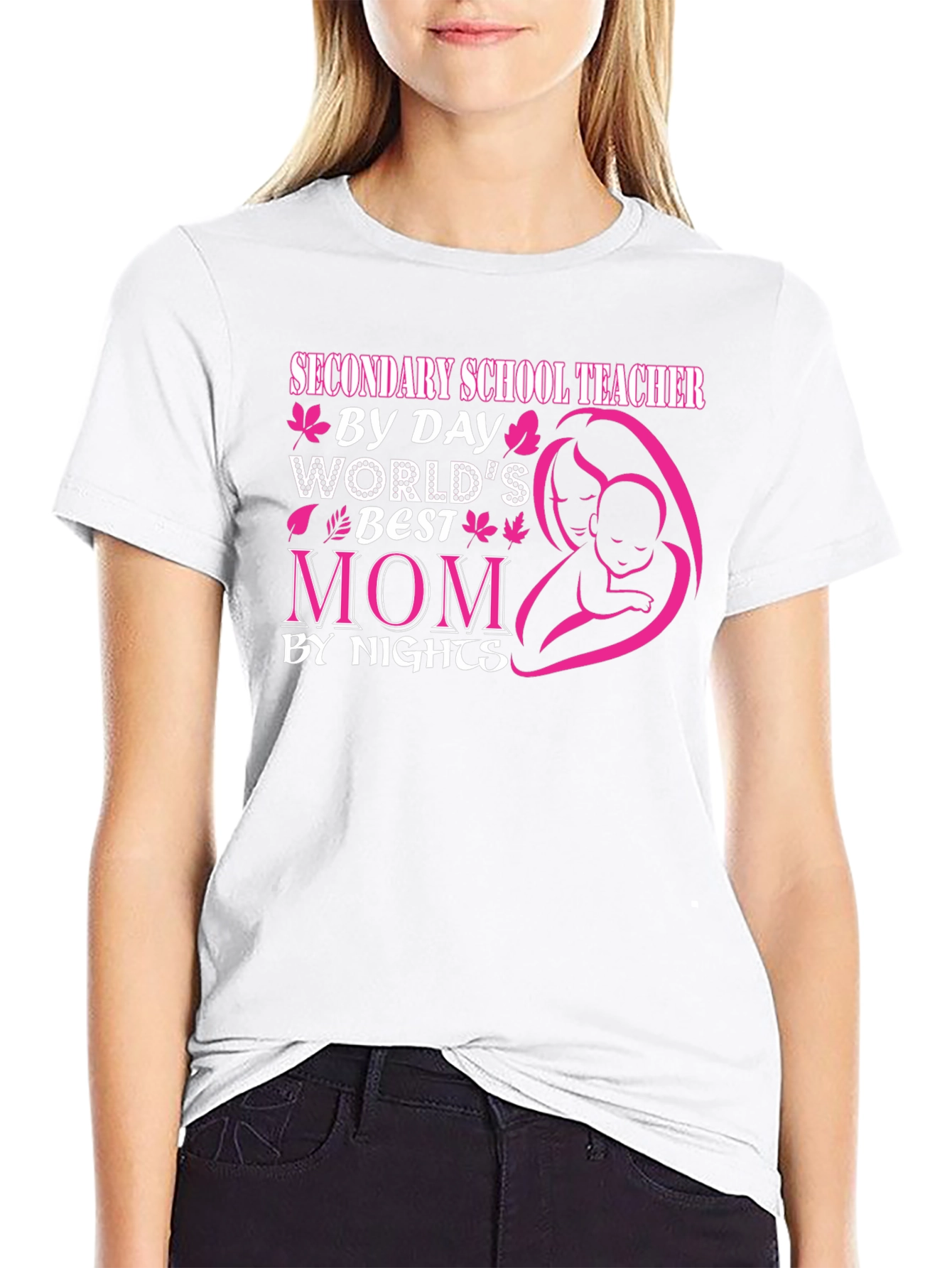 Secondary School Teacher Mom T-Shirt