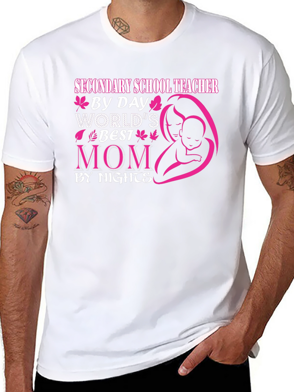 Secondary School Teacher Mom T-Shirt