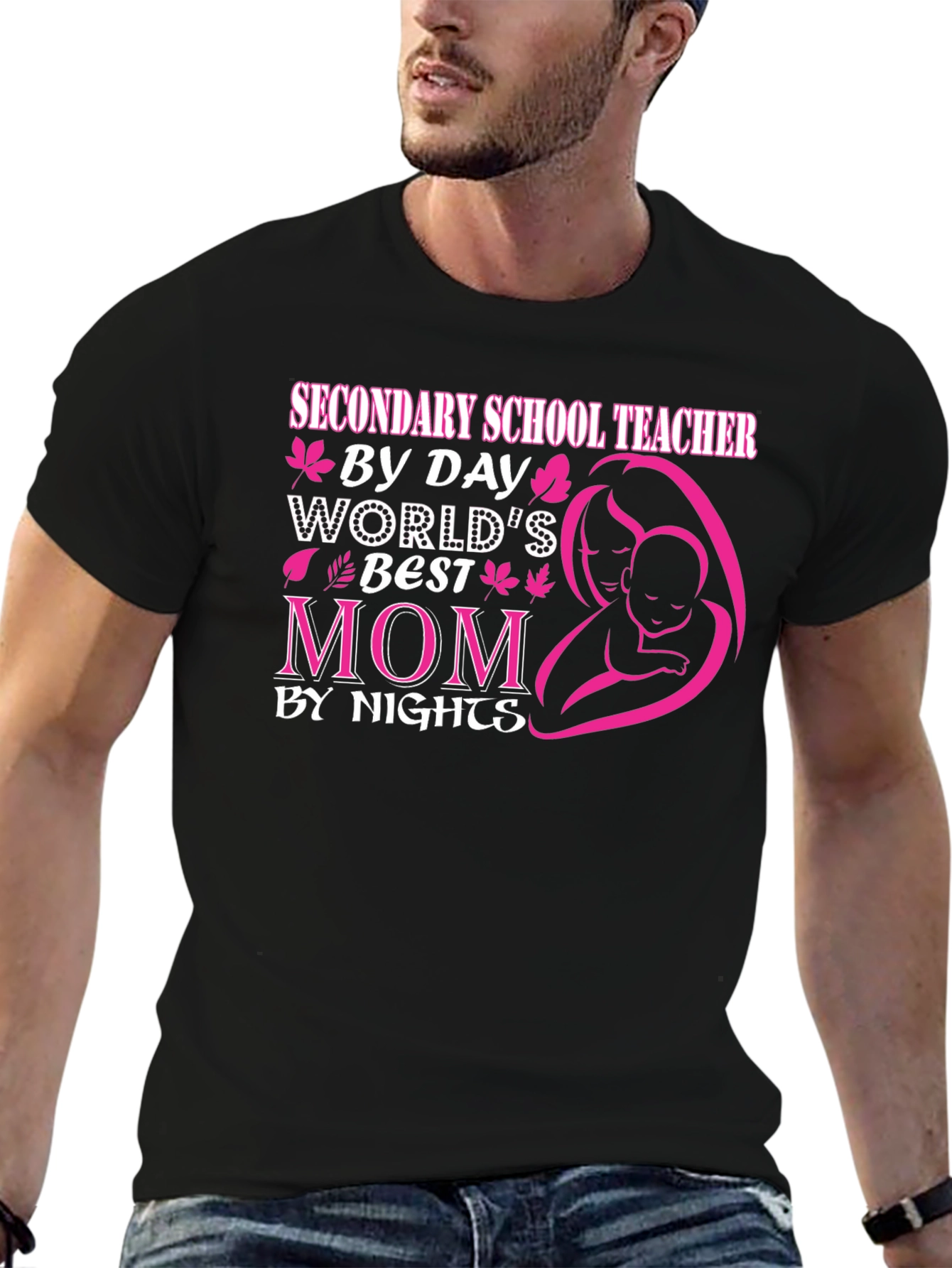 Secondary School Teacher Mom T-Shirt