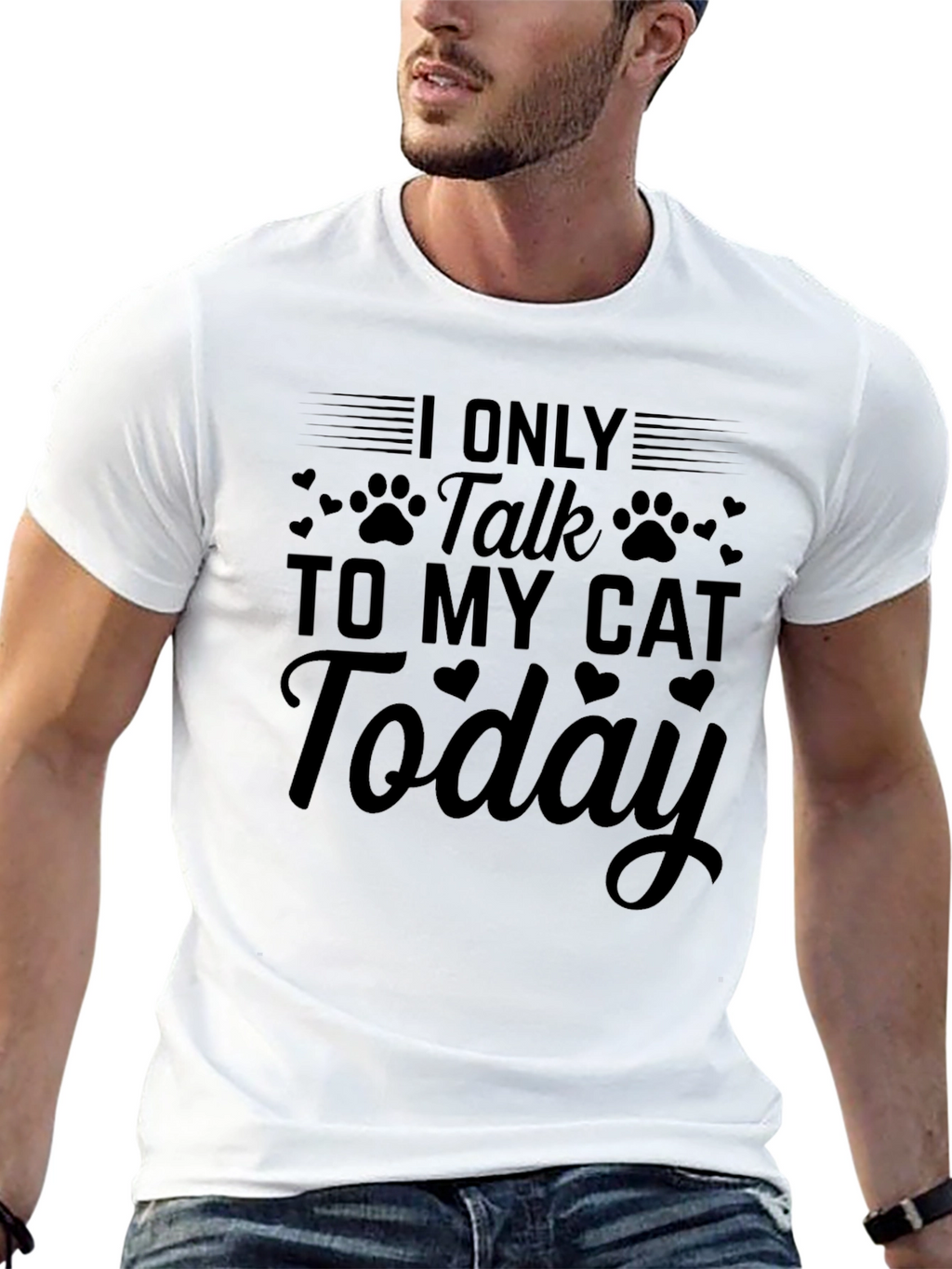 I Only Talk To My Cat Today T-Shirt