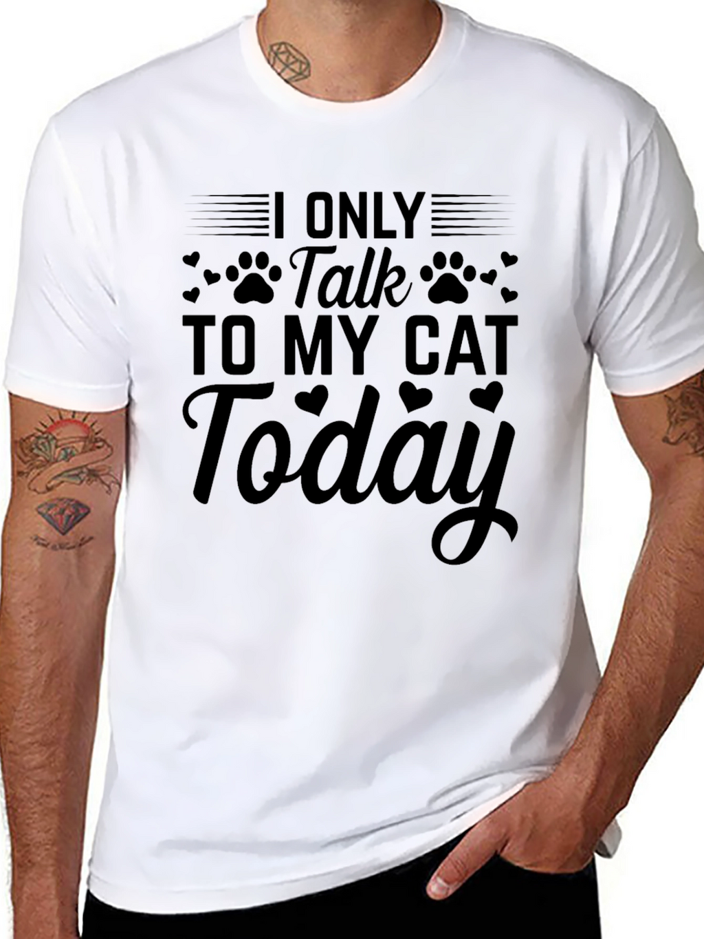 I Only Talk To My Cat Today T-Shirt