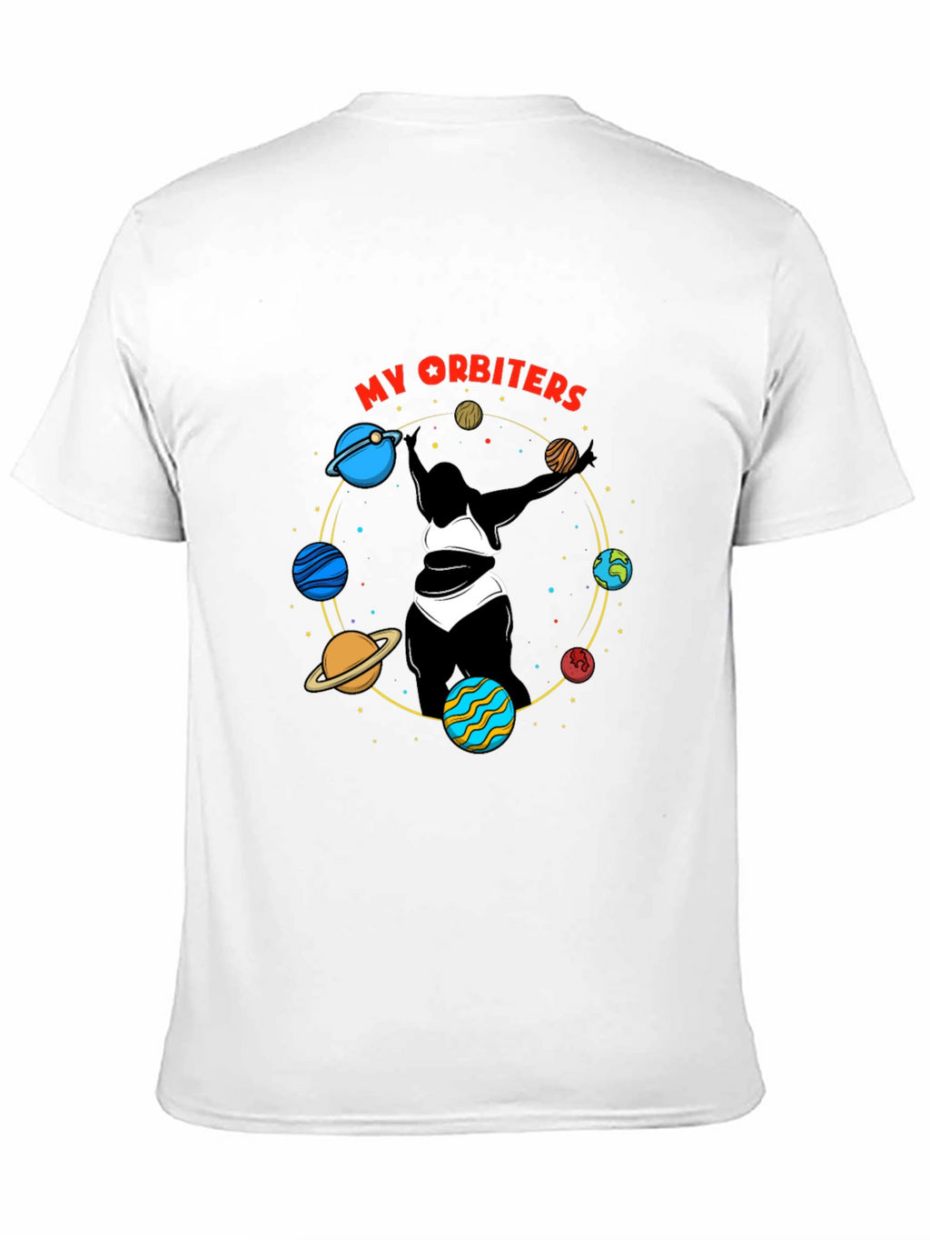 My Orbiters Graphic Black T-Shirt