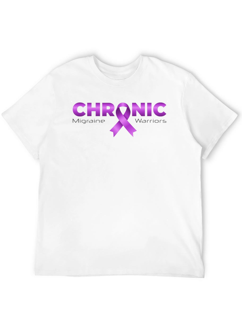 Migraine Awareness Ribbon T-Shirt - Chronic Warriors