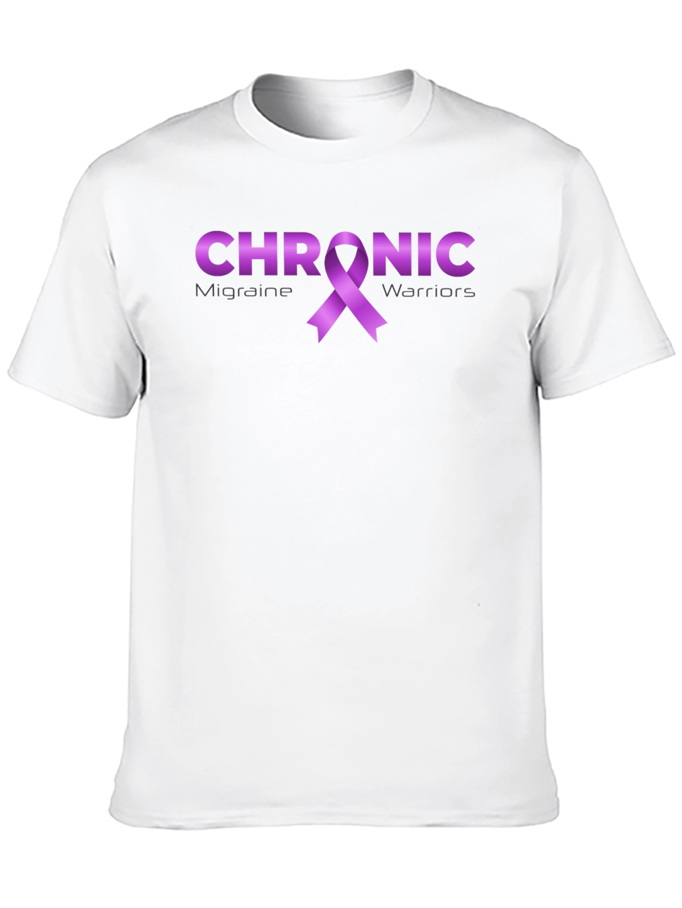 Migraine Awareness Ribbon T-Shirt - Chronic Warriors