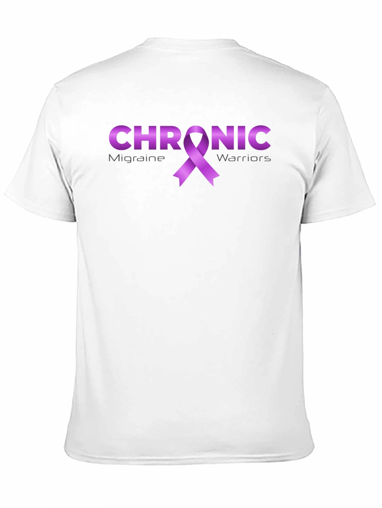 Migraine Awareness Ribbon T-Shirt - Chronic Warriors