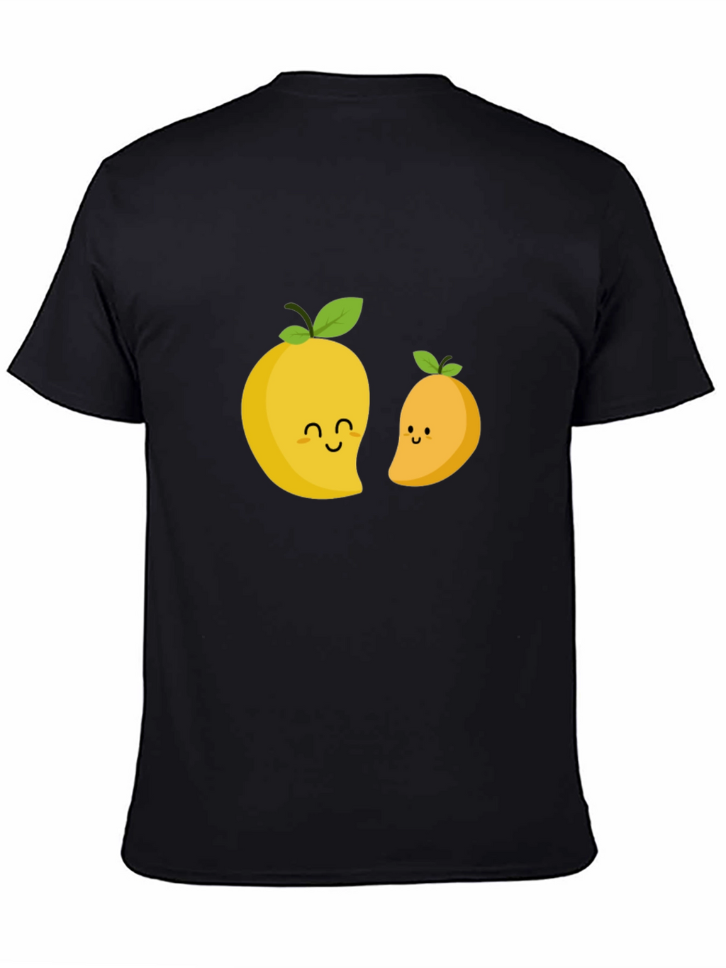 Cute Mango Graphic T-Shirt - Black