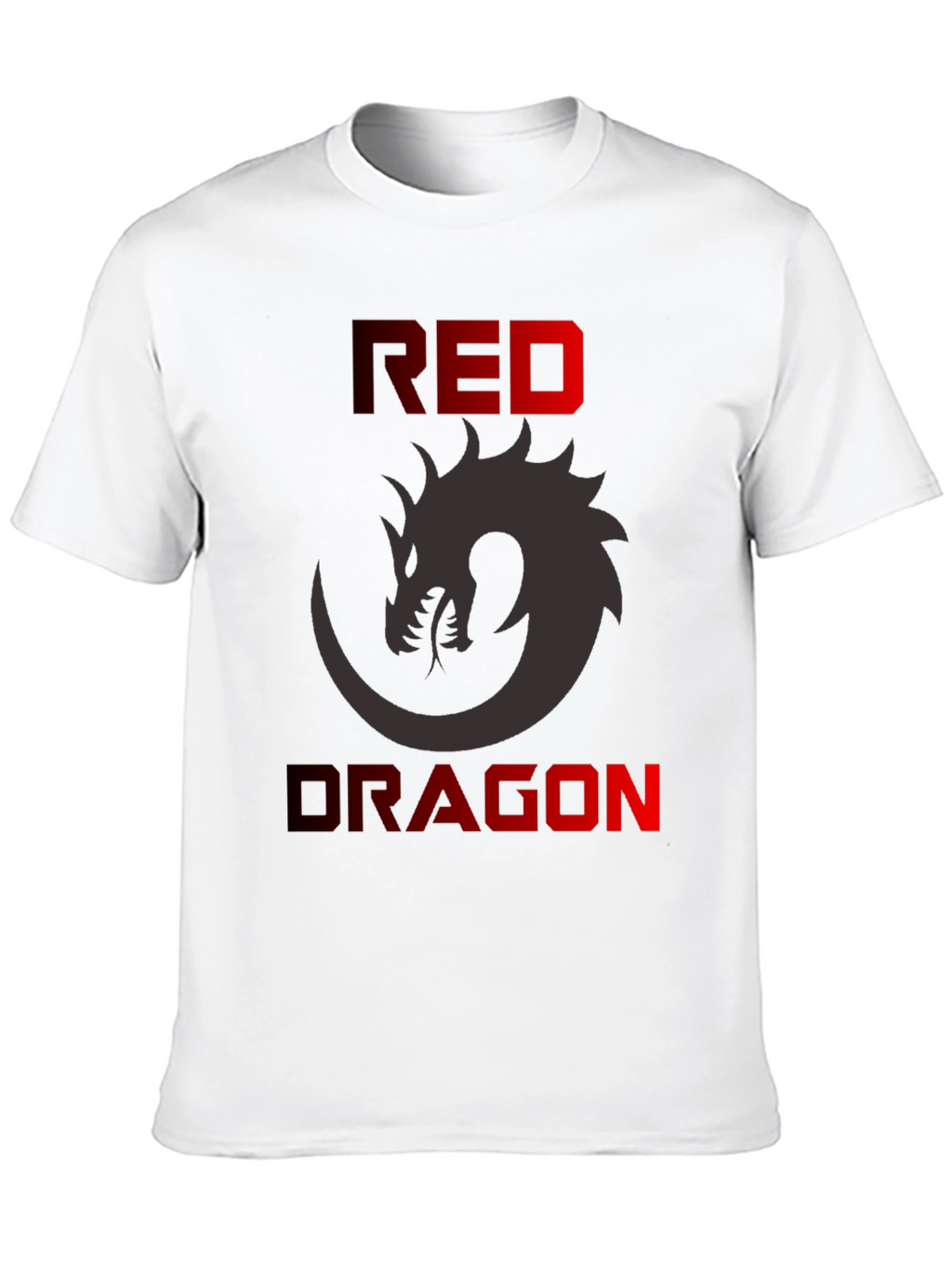Red Dragon Graphic T-Shirt - Mens Black Tee